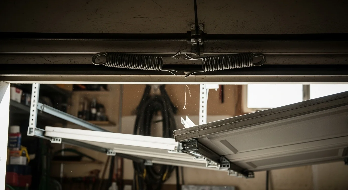 Broken Garage Door Spring Symptoms Homeowners Should Never Ignore