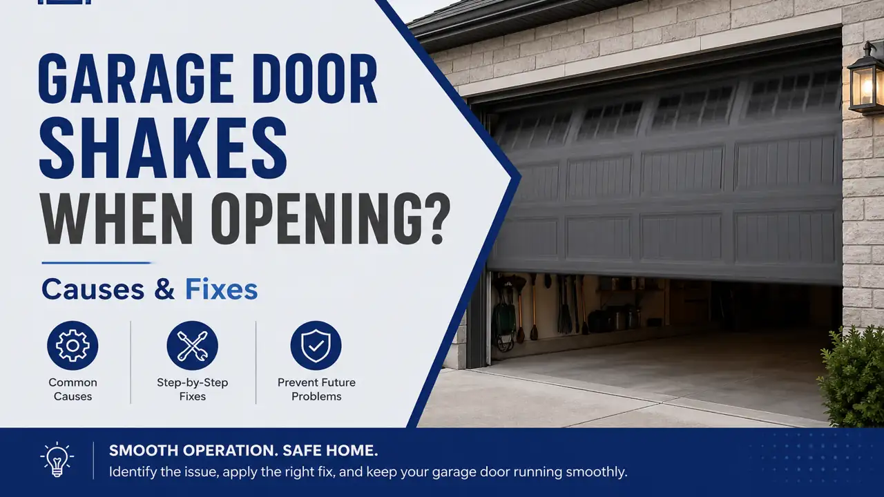 Why Garage Door Shakes When Opening – Real Causes & When to Fix It Fast