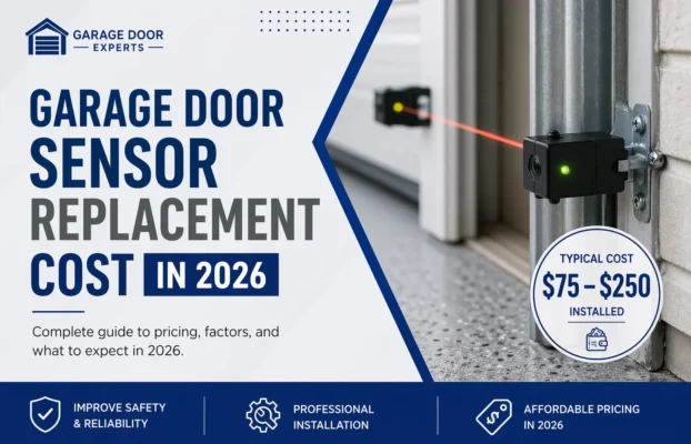 How Much Does Garage Door Sensor Replacement Cost in 2026? Full Price Breakdown & Service Guide