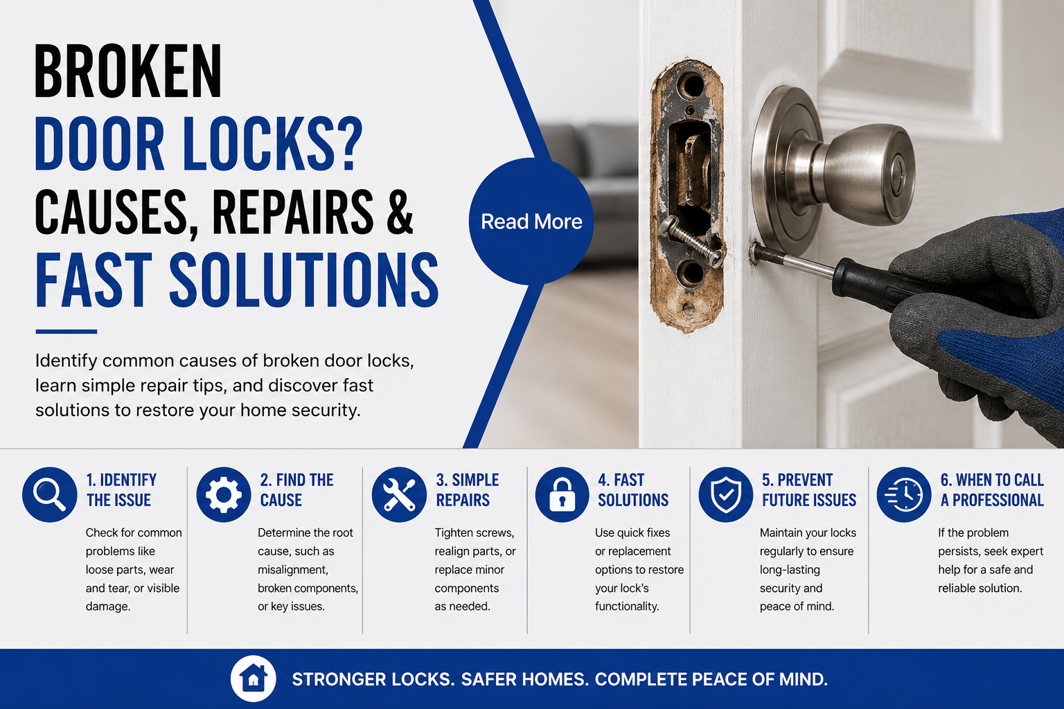 Broken Door Locks? Here’s What Causes Them & How We Fix Them Fast