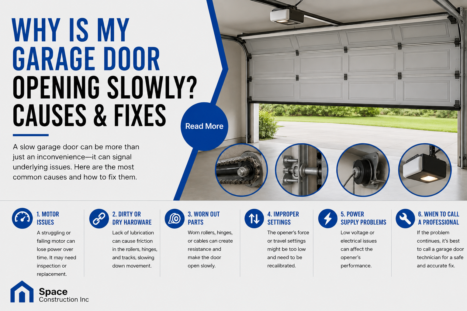Why Your Garage Door Opens Slowly and What to Do