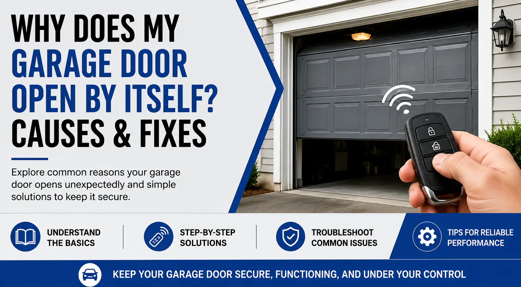 Why Does My Garage Door Open By Itself? Common Causes and Professional Fixes Explained