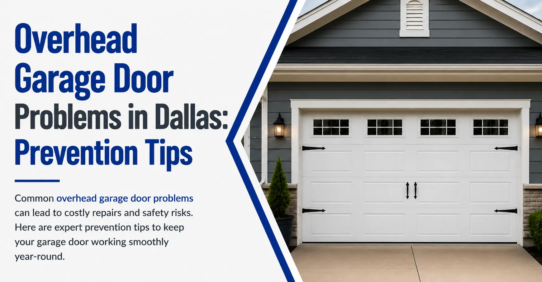 How to Prevent Common Failures in Overhead Garage Doors